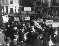 Crowds at Times Square 