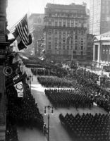 Victory parade in New York City