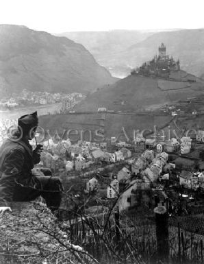 Old castle on hilltop is 4th Army Headquarters